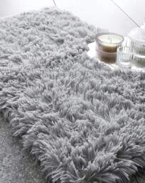 Cuddly Silver Bathmat Silver - Catherine Lansfield - Size: Bath Mat - thumbnail 2