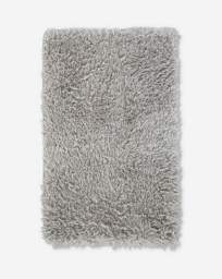 Cuddly Silver Bathmat Silver - Catherine Lansfield - Size: Bath Mat