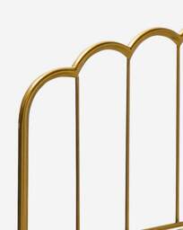 Joanna Hope Vivienne Scalloped Metal Bed Gold - Joanna Hope - Size: SINGLE - thumbnail 4