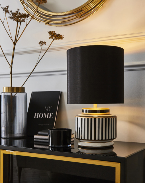 Joanna Hope Monochrome Table Lamp Monochrome - Joanna Hope - image 1