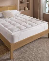 Slumberdown Luxe Mattress Topper 5cm White - Slumberdown - Size: S KING - thumbnail 4