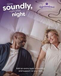Slumberdown Luxe Mattress Topper 5cm White - Slumberdown - Size: S KING - thumbnail 5