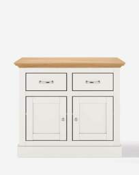 Julipa Ashford 2 Door 2 Drawer Sideboard Cream - Julipa - thumbnail 3