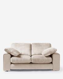 Hunter Chenille 2 Seater Sofa Cream - JD Williams - thumbnail 3