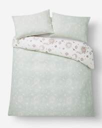 Summer Celestial Duvet Cover Set White - JD Williams - Size: SINGLE - thumbnail 2