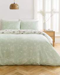 Summer Celestial Duvet Cover Set White - JD Williams - Size: SINGLE - thumbnail 3