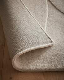 Sculptured Wool Pebble Rug Oatmeal - Origins - Size: 200X290 - thumbnail 3