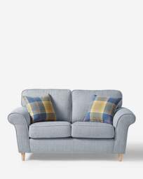 Julipa Chiltern Fabric 2 Seater Sofa Blue - Julipa - thumbnail 3