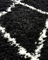 Snug Shaggy Berber Cosy Rug Black - Homemaker - Size: 120X170 - thumbnail 3