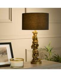 Stacked Monkey Table Lamp Gold - Searchlight