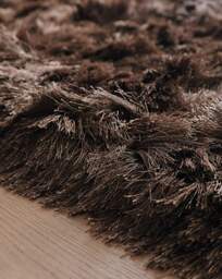 Glamour Deluxe Shaggy Rug Mocha - Origins - Size: 200X290 - thumbnail 4