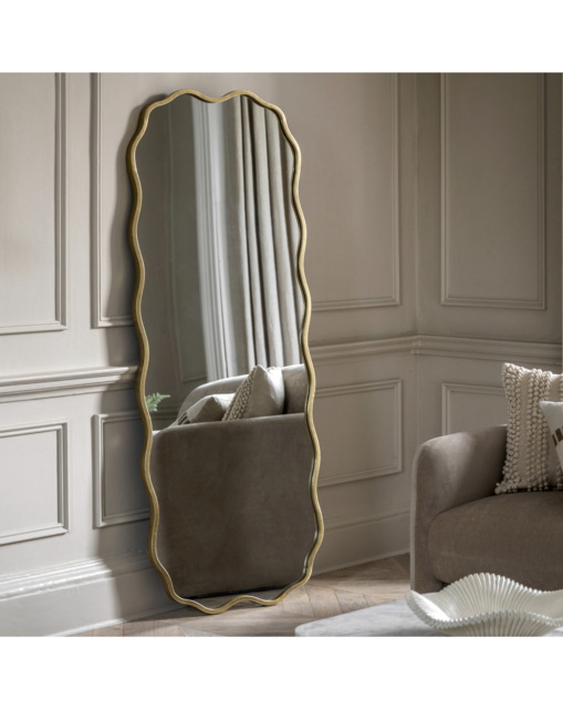 Gallery Sloane Leaner Mirror Gold - Gallery Direct - image 1