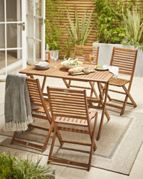 Charles Bentley 4 Seater Dining Set Wood - Charles Bentley
