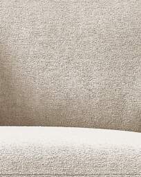 Beckett Chenille Snuggle Chair Cream - JD Williams - thumbnail 2