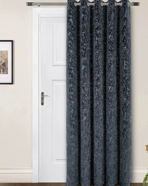 Sundour Richmond Thermal Door Curtain Charcoal - Sundour - Size: 140X213 - image 1