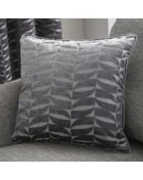 Curtina Kendal Filled Cushion Charcoal - Dreams & Drapes - Size: 43X43CM