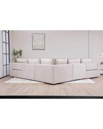 Campbell Corner Power Recliner Sofa Natural - JD Williams - thumbnail 3