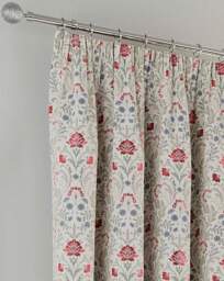 Cotswold Tape Top Curtains RED - Enhanced Living - Size: 117 x 183cm - thumbnail 4