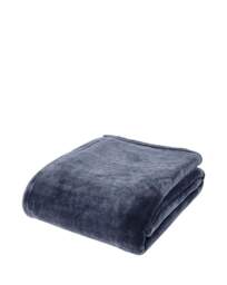 Raschel Velvet Throw Navy - Catherine Lansfield - Size: 200X240 - thumbnail 3
