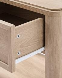 Charlotte 1 Drawer Side Table Washed OAK - JD Williams - thumbnail 3