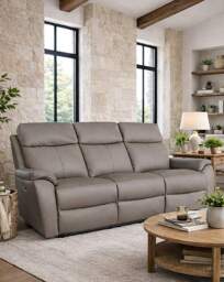 Aspire Kingsmere Power Recliner 3 Seater Elephant - Aspire - thumbnail 1