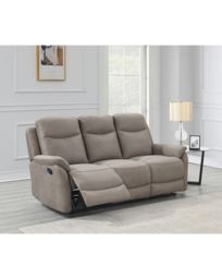 Aspull Manual Recliner 3 Seater Sofa Taupe - JD Williams - thumbnail 1