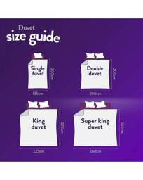 Slumberdown Summer Nights 7.5 Tog Duvet White - Slumberdown - Size: KING - thumbnail 3