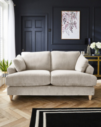 Joanna Hope Tilly Chenille 2 Seater Sofa Cream - Joanna Hope - thumbnail 1