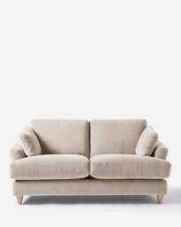 Joanna Hope Tilly Chenille 2 Seater Sofa Cream - Joanna Hope - thumbnail 4