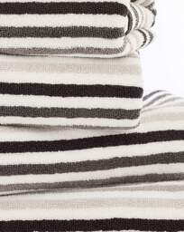 Deyongs Bliss Linear Cotton 550GSM Towel Silver - Size: Bath Towel - thumbnail 3