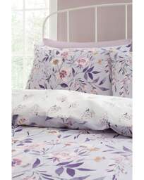 CL Isadora Floral Duvet Set Lilac - Catherine Lansfield - Size: SINGLE - thumbnail 5
