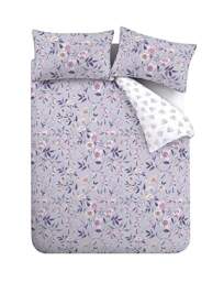 CL Isadora Floral Duvet Set Lilac - Catherine Lansfield - Size: SINGLE - thumbnail 2