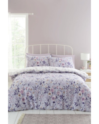 CL Isadora Floral Duvet Set Lilac - Catherine Lansfield - Size: SINGLE