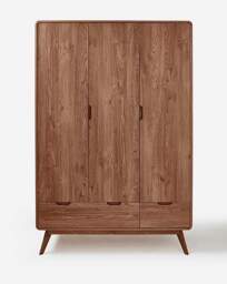 G&O Oslo 4 Piece Bedroom Package Walnut - Gray & Osbourn - thumbnail 4