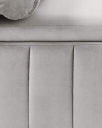 Eloise Winged Velvet Storage Ottoman Pewter - JD Williams - thumbnail 4