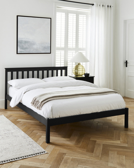 Bosworth Bed Frame Black - JD Williams - Size: SINGLE - image 1