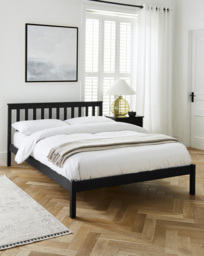 Bosworth Bed Frame Black - JD Williams - Size: SINGLE - thumbnail 1
