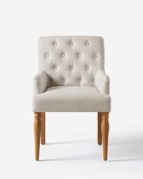 Julipa Mae Pair of Dining Chairs Natural - Julipa - thumbnail 3