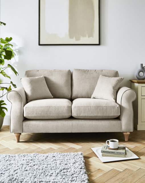 Julipa Colston Chenille 2 Seater Sofa Natural - Julipa - image 1