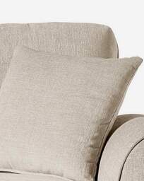 Julipa Colston Chenille 2 Seater Sofa Natural - Julipa - thumbnail 2