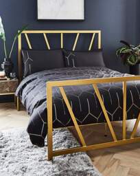 Joanna Hope Grace Bed with Mattress Gold - Joanna Hope - Size: KINGSIZE - thumbnail 2