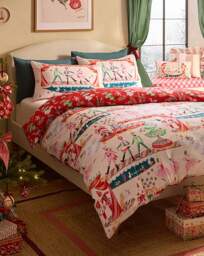 CK Christmas Nutcracker Scene Duvet Red/Natural - Cath Kidston - Size: DOUBLE - thumbnail 3