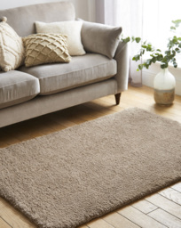 My Lux Washable Shaggy Cosy Rug Stone - Origins - Size: 80X120