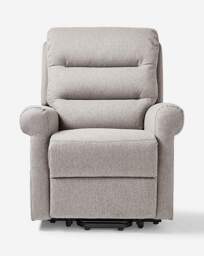 Brockton Fabric Recliner Armchair Charcoal - thumbnail 2