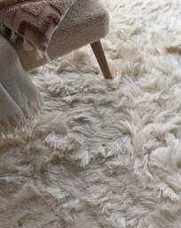 Glamour Deluxe Shaggy Rug Ivory - Origins - Size: 160X230 - thumbnail 5