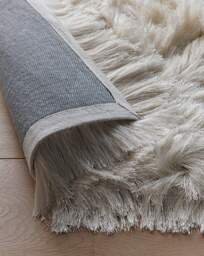 Glamour Deluxe Shaggy Rug Ivory - Origins - Size: 160X230 - thumbnail 3