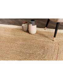 Jute Border Rug Natural - Origins - Size: 120X170 - thumbnail 2
