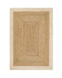 Jute Border Rug Natural - Origins - Size: 120X170 - thumbnail 3