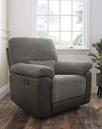 Harlow Recliner Chair Charcoal - JD Williams - thumbnail 3