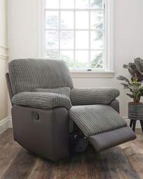 Harlow Recliner Chair Charcoal - JD Williams - thumbnail 4
